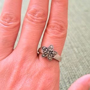Star silver ring
